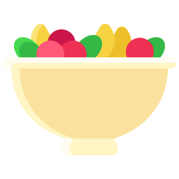 Fruit bowl icon