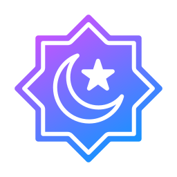 Moon and stars icon