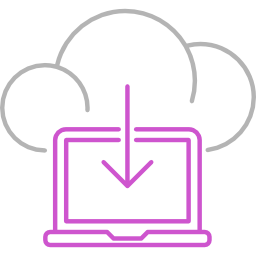 Cloud computing icon