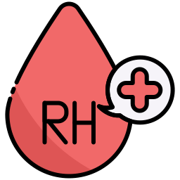 blut rh positiv icon