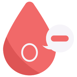 Группа крови 0- иконка