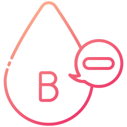 gruppo sanguigno b icona