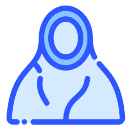 moslemische frau icon