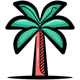 palmier dattier Icône