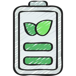 Eco battery icon
