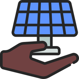 energía solar icono