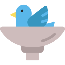 Bird bath icon