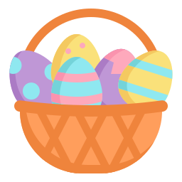 canasta de huevos icono