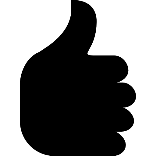 Большой палец вверх жест  иконка
