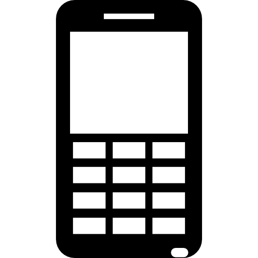 Телефон с кнопками  иконка