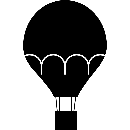 balon na gorące powietrze  ikona