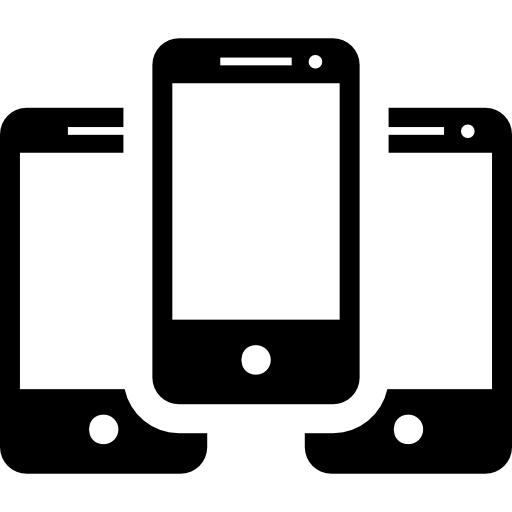 kilka smartfonów  ikona