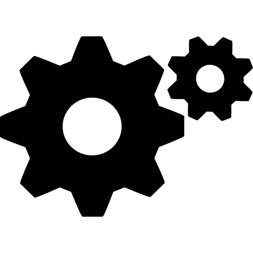 Configuration gears  icon