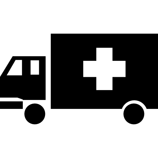 Humanitarian aid truck  icon