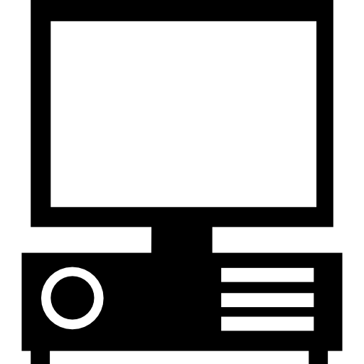 monitor en computerkast  icoon