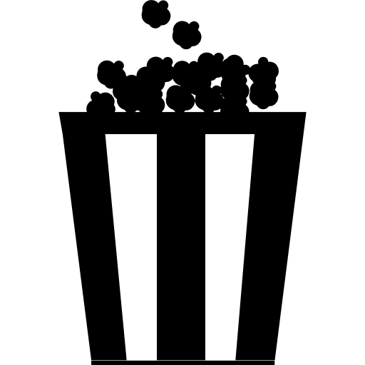 Коробка попкорна  иконка