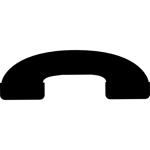 receptor de teléfono vintage  icono
