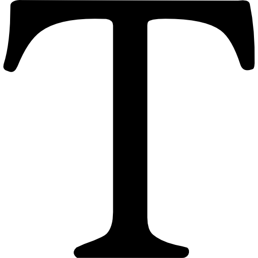 Letter T   icon
