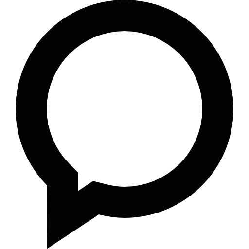 kreisförmige sprechblase  icon