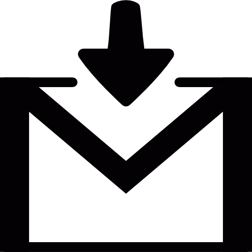Incoming email  icon