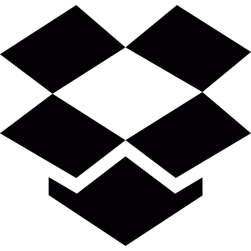 logotipo de dropbox  icono