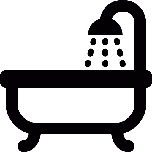 bañera vintage  icono