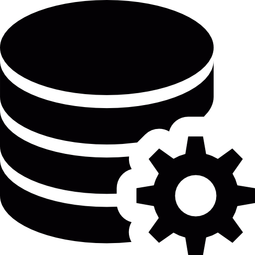 configuración de la base de datos  icono