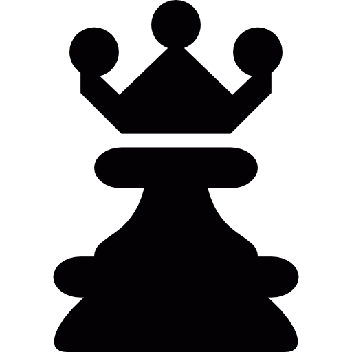 schaak koningin  icoon