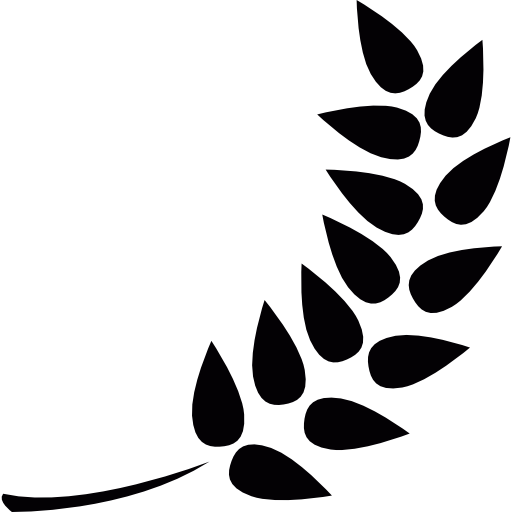 rama con hojas  icono