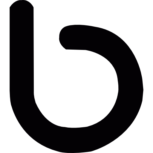 logotipo de bing  icono