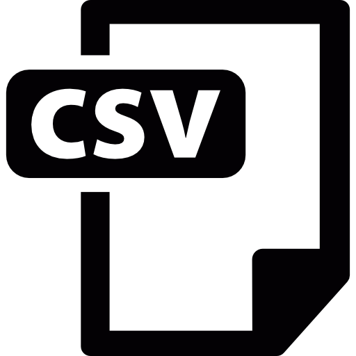 CSV file  icon
