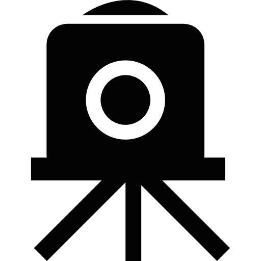 câmera fotográfica antiga  Ícone
