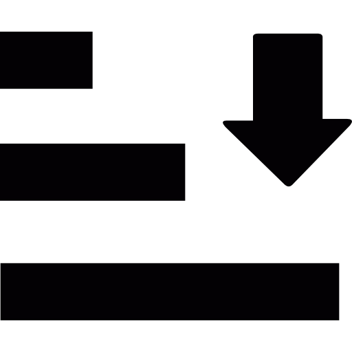 하향식 정렬  icon