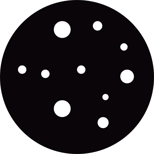 księżyc z kraterami  ikona