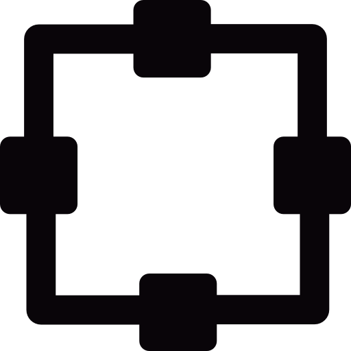 estrutura com quadrados  Ícone
