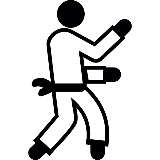 zawodnik karate  ikona