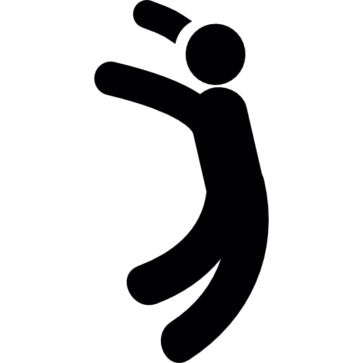 Man jumping up  icon