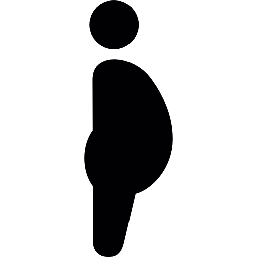 mulher grávida  Ícone