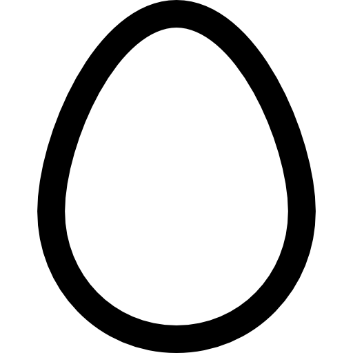 Egg Basic Rounded Lineal icon