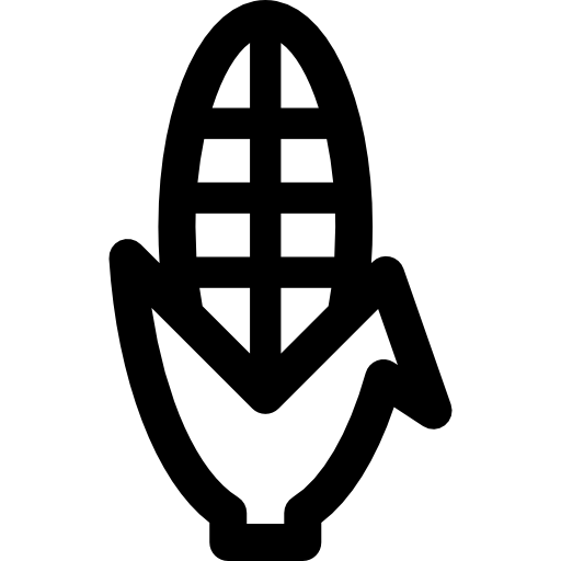 kukurydza Basic Rounded Lineal ikona