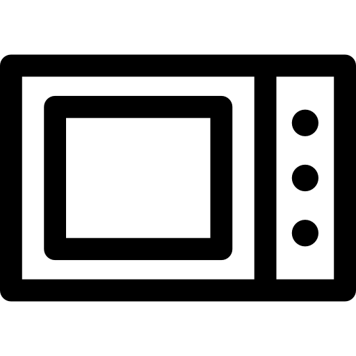 Microwave Oven Basic Rounded Lineal icon