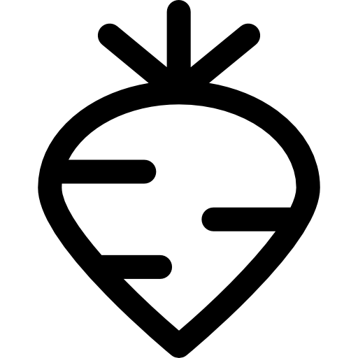 rzepa Basic Rounded Lineal ikona