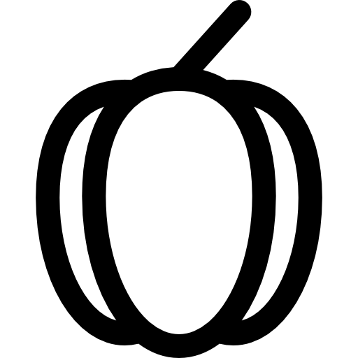 pieprz Basic Rounded Lineal ikona