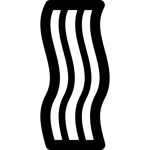 ベーコン Basic Rounded Lineal icon