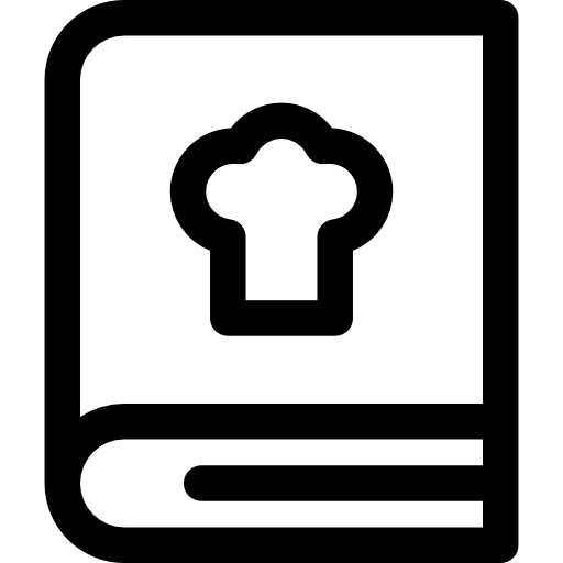 recetas Basic Rounded Lineal icono