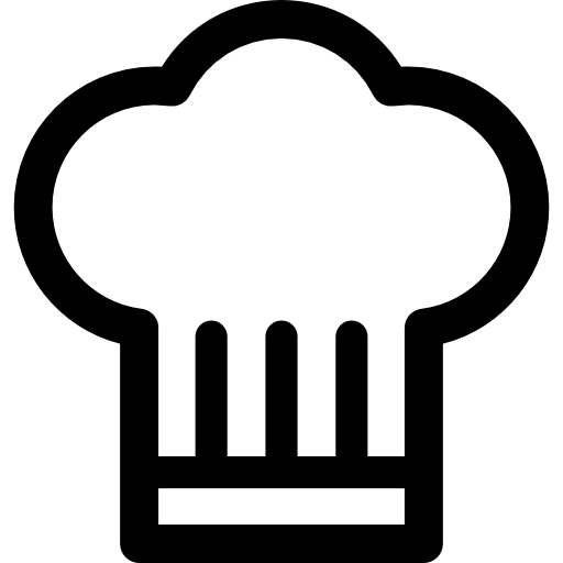 sombrero de cocinero Basic Rounded Lineal icono