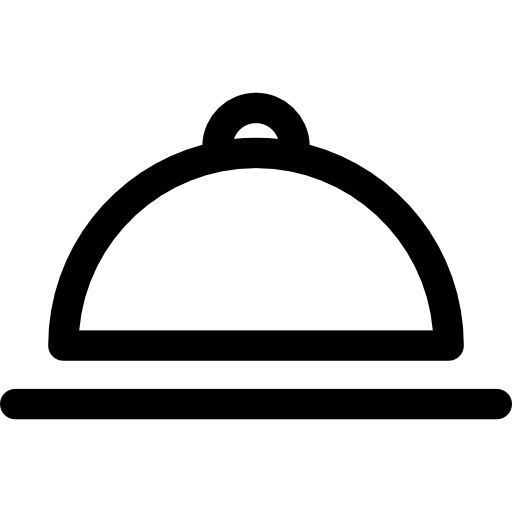 쟁반 Basic Rounded Lineal icon