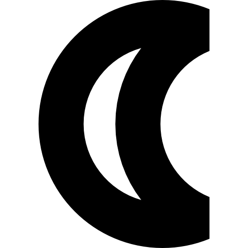 pół księżyc  ikona