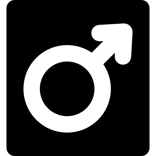 símbolo de los hombres  icono