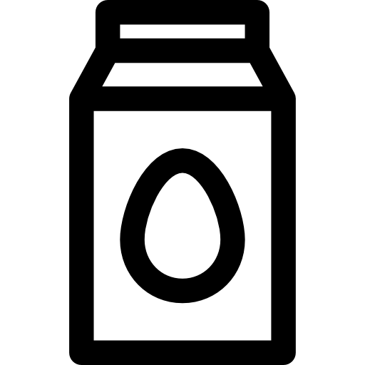 jajeczny poncz Basic Rounded Lineal ikona